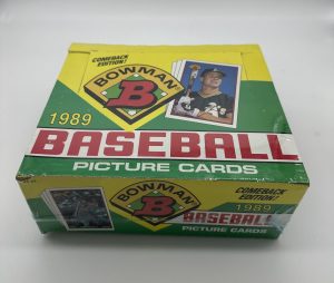 1989 Bowman Baseball Rack Pack Box (24 Unopened Packs)